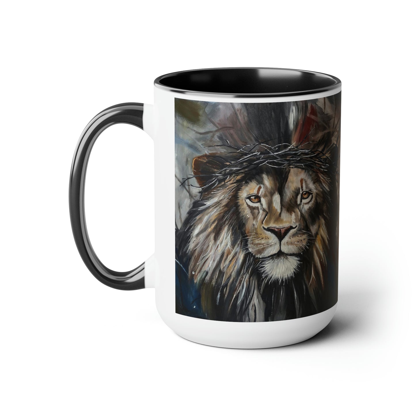 Mediator Two-Tone Coffee Mugs, 15oz