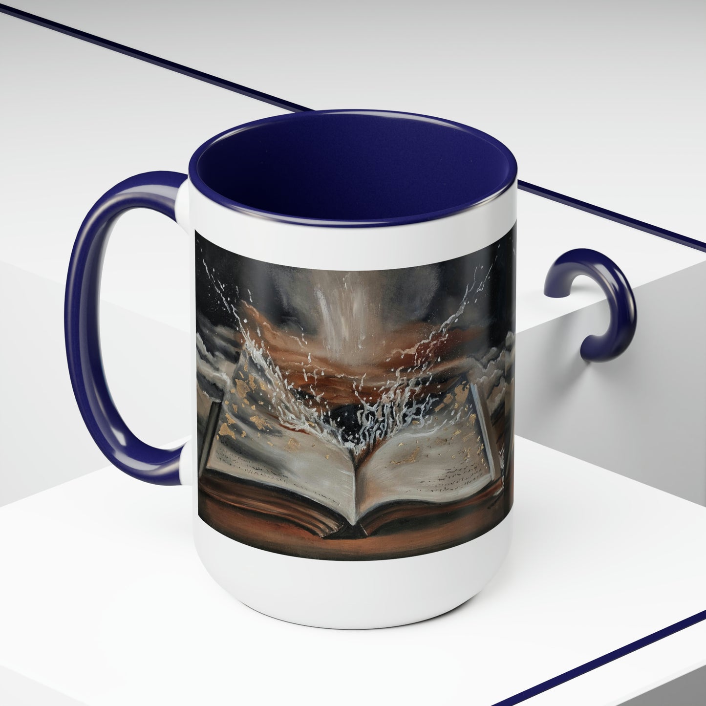 Washed by the Word Two-Tone Coffee Mugs, 15oz