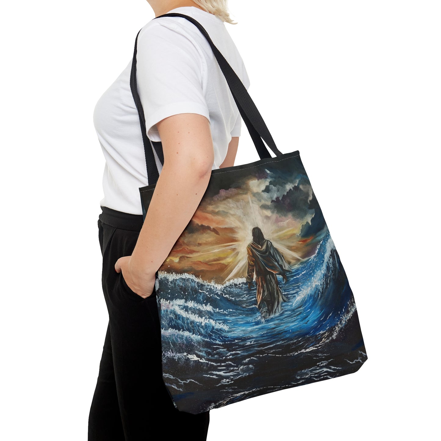 Here as in Heaven Tote Bag (AOP)