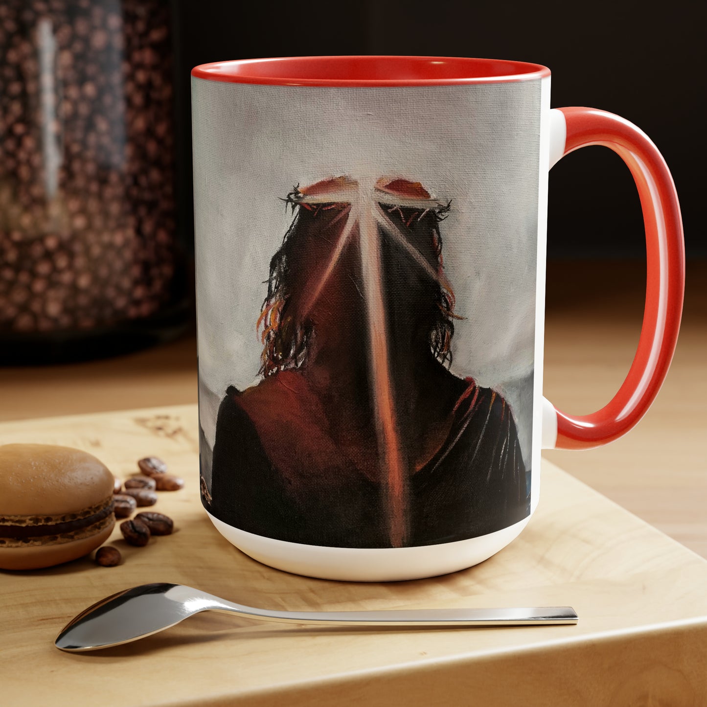 Contemplating Two-Tone Coffee Mugs, 15oz