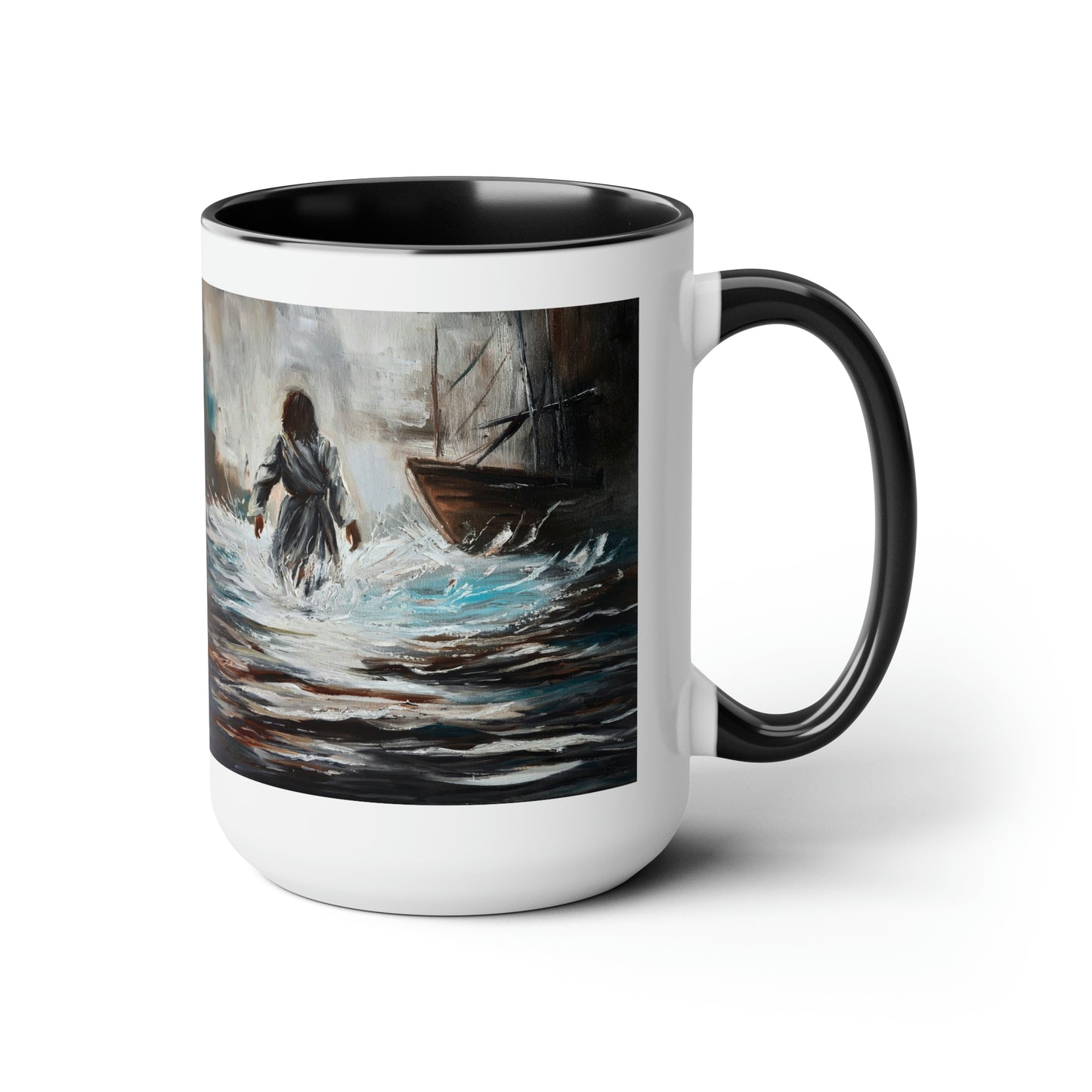 Waymaker Two-Tone Coffee Mugs, 15oz