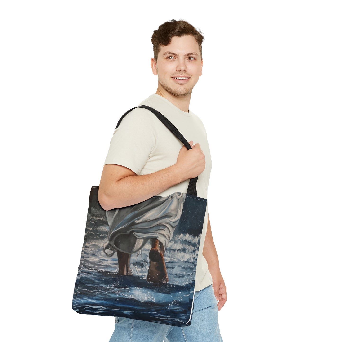 Walking On Tote Bag (AOP)