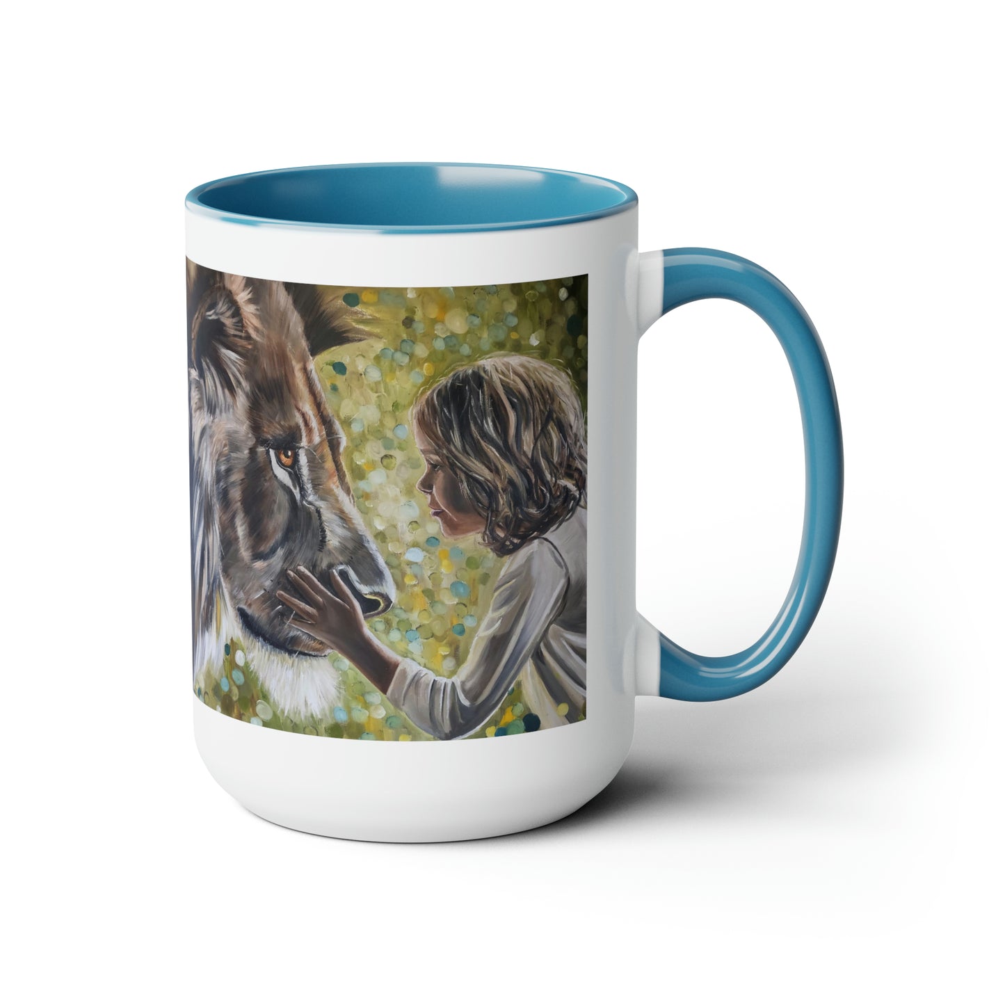 To Look into Your Eyes Two-Tone Coffee Mugs, 15oz