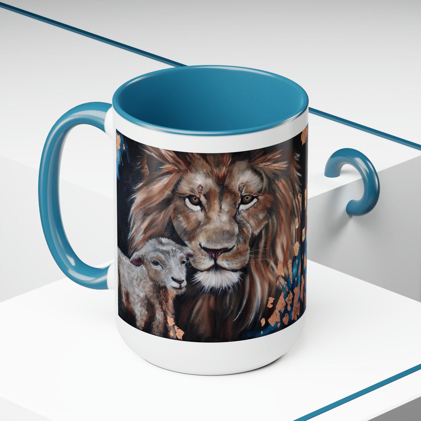 In the Secret Place Two-Tone Coffee Mugs, 15oz