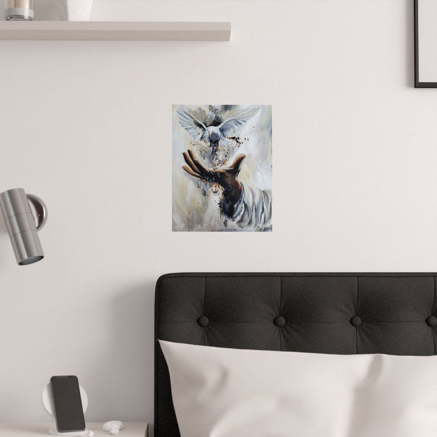 Always with Me Elegant Satin Poster - Serene Dove Release Artwork