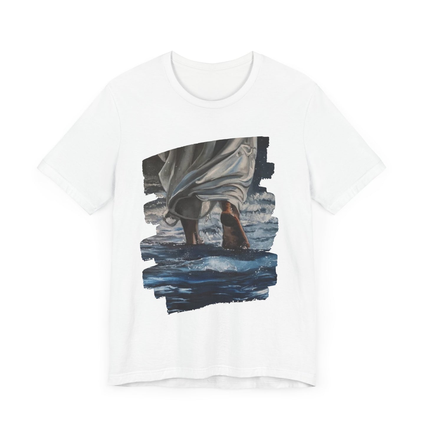 Walking on Faith Unisex Short Sleeve Tee - Embrace the Calm