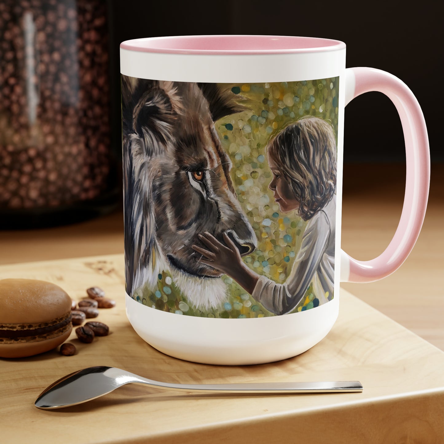 To Look into Your Eyes Two-Tone Coffee Mugs, 15oz