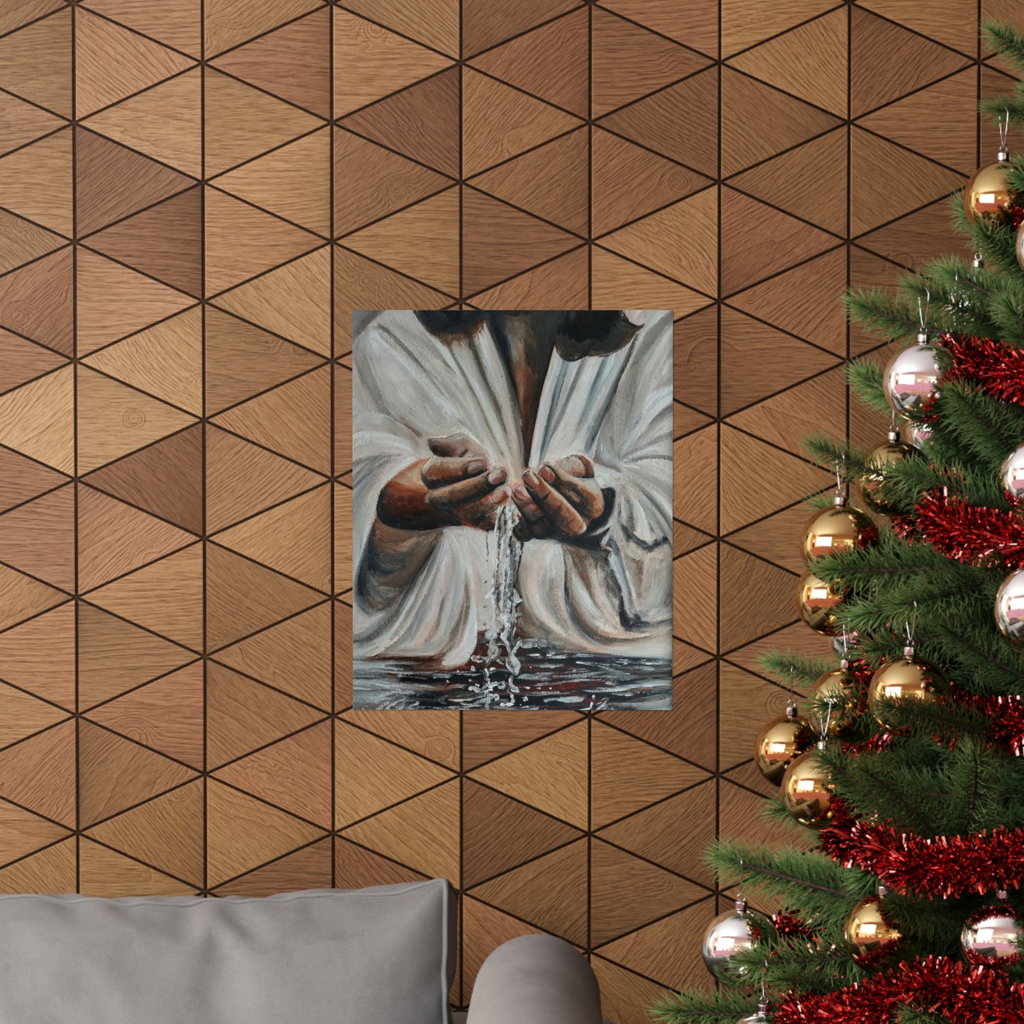 In His Hands Matte Vertical Posters