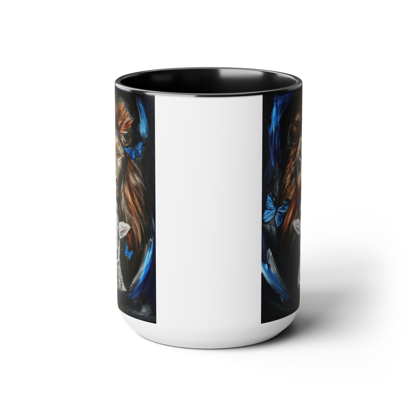 A New Thing Two-Tone Coffee Mugs, 15oz