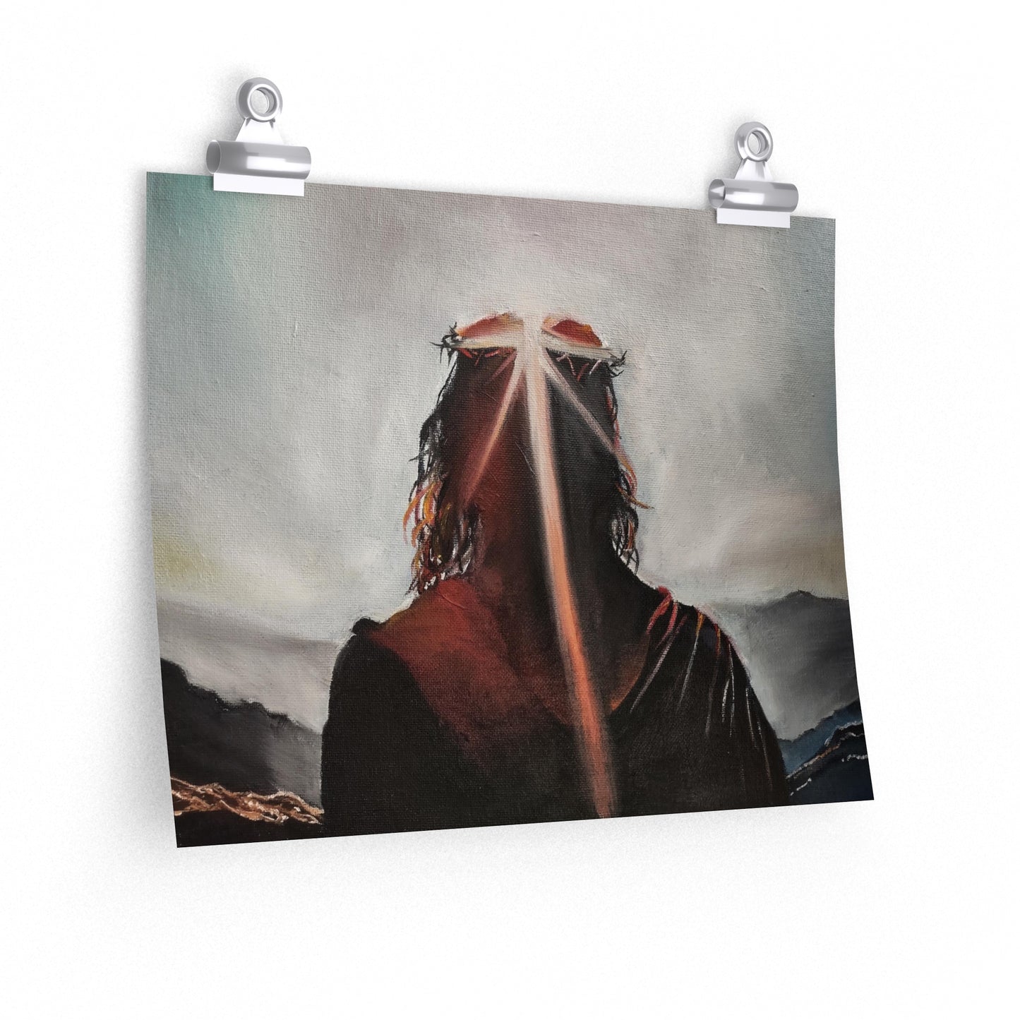 Contemplating Premium Matte horizontal posters