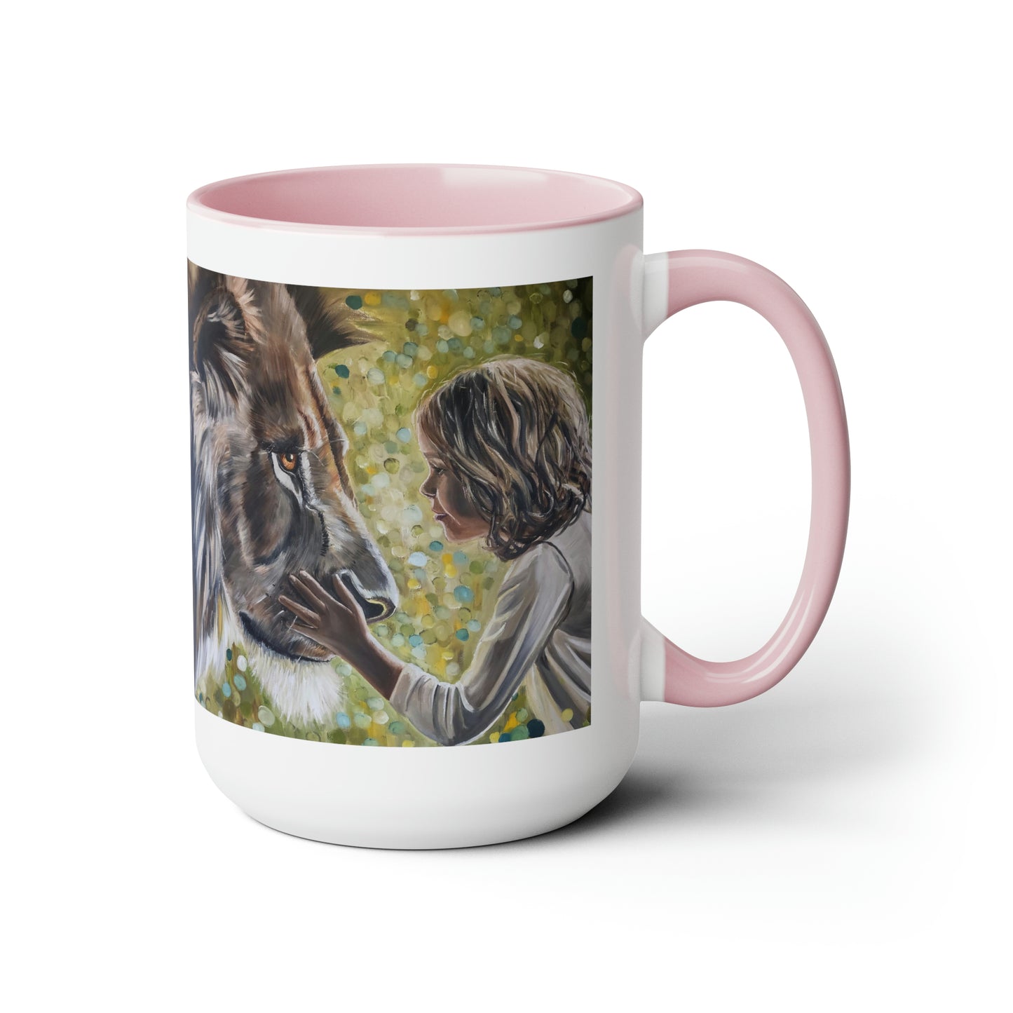 To Look into Your Eyes Two-Tone Coffee Mugs, 15oz