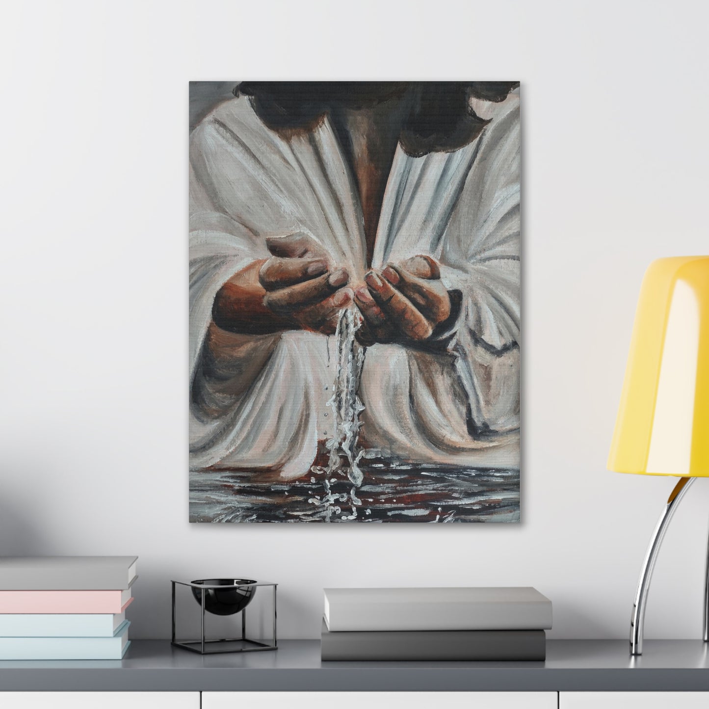 In His Hands Canvas Gallery Wraps