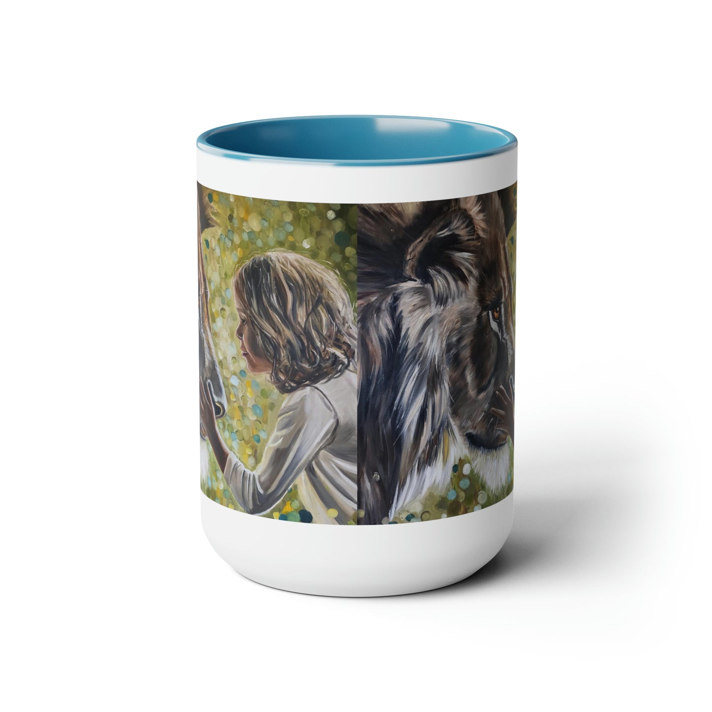 To Look into Your Eyes Two-Tone Coffee Mugs, 15oz