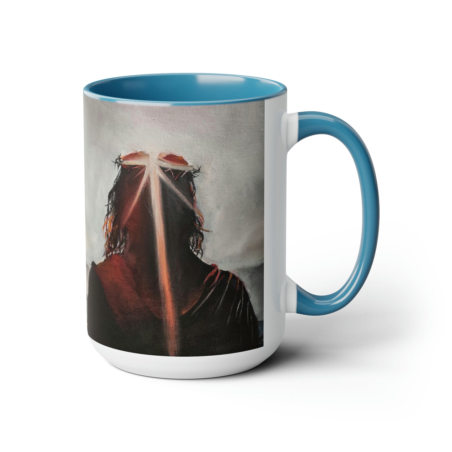 Contemplating Two-Tone Coffee Mugs, 15oz