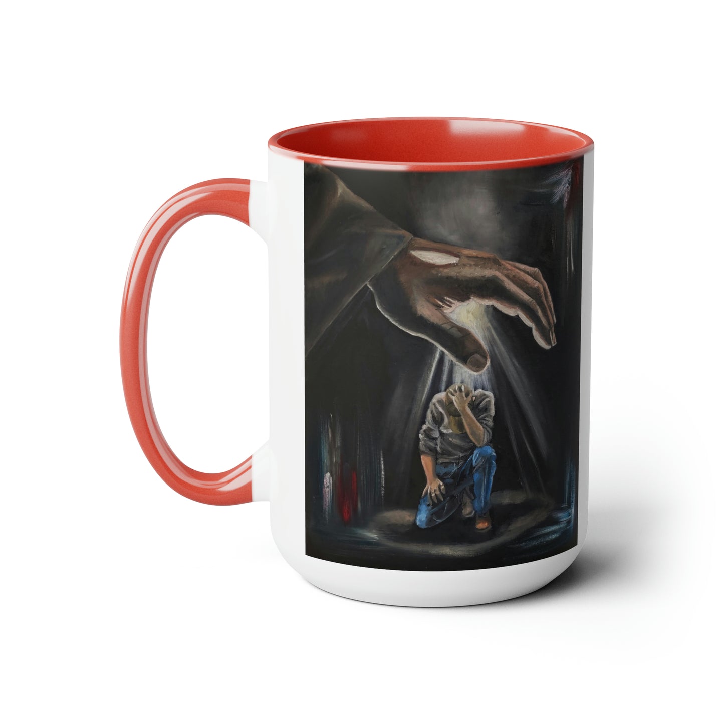 Covering I Two-Tone Coffee Mugs, 15oz