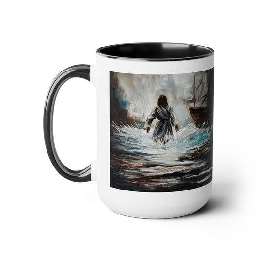 Waymaker Two-Tone Coffee Mugs, 15oz