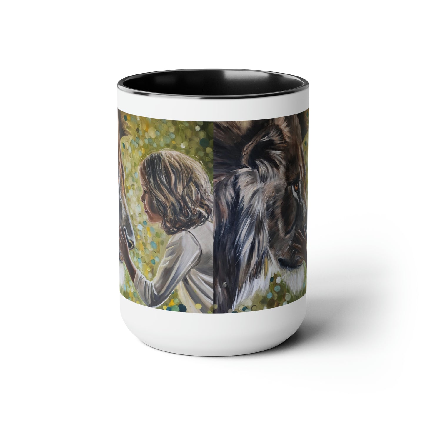 To Look into Your Eyes Two-Tone Coffee Mugs, 15oz
