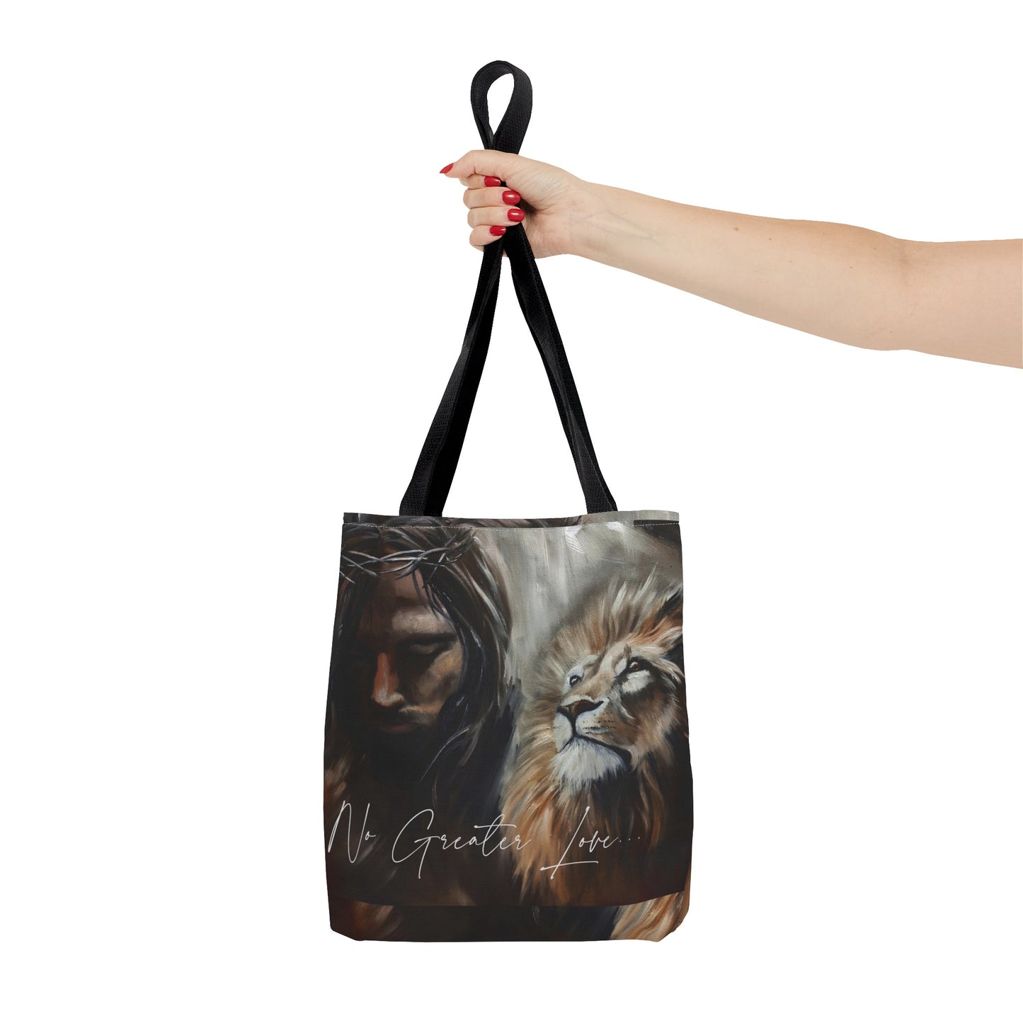 No Greater Love Tote Bag (AOP)