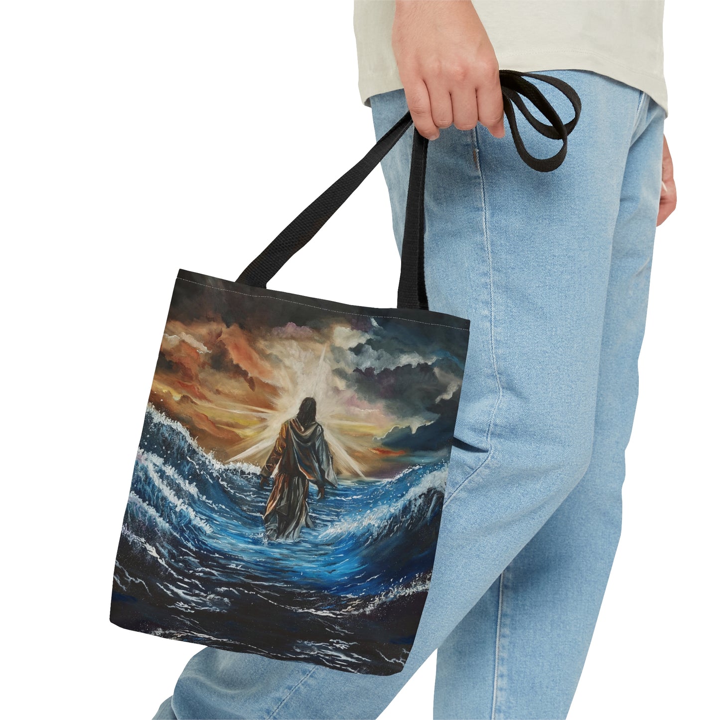 Here as in Heaven Tote Bag (AOP)