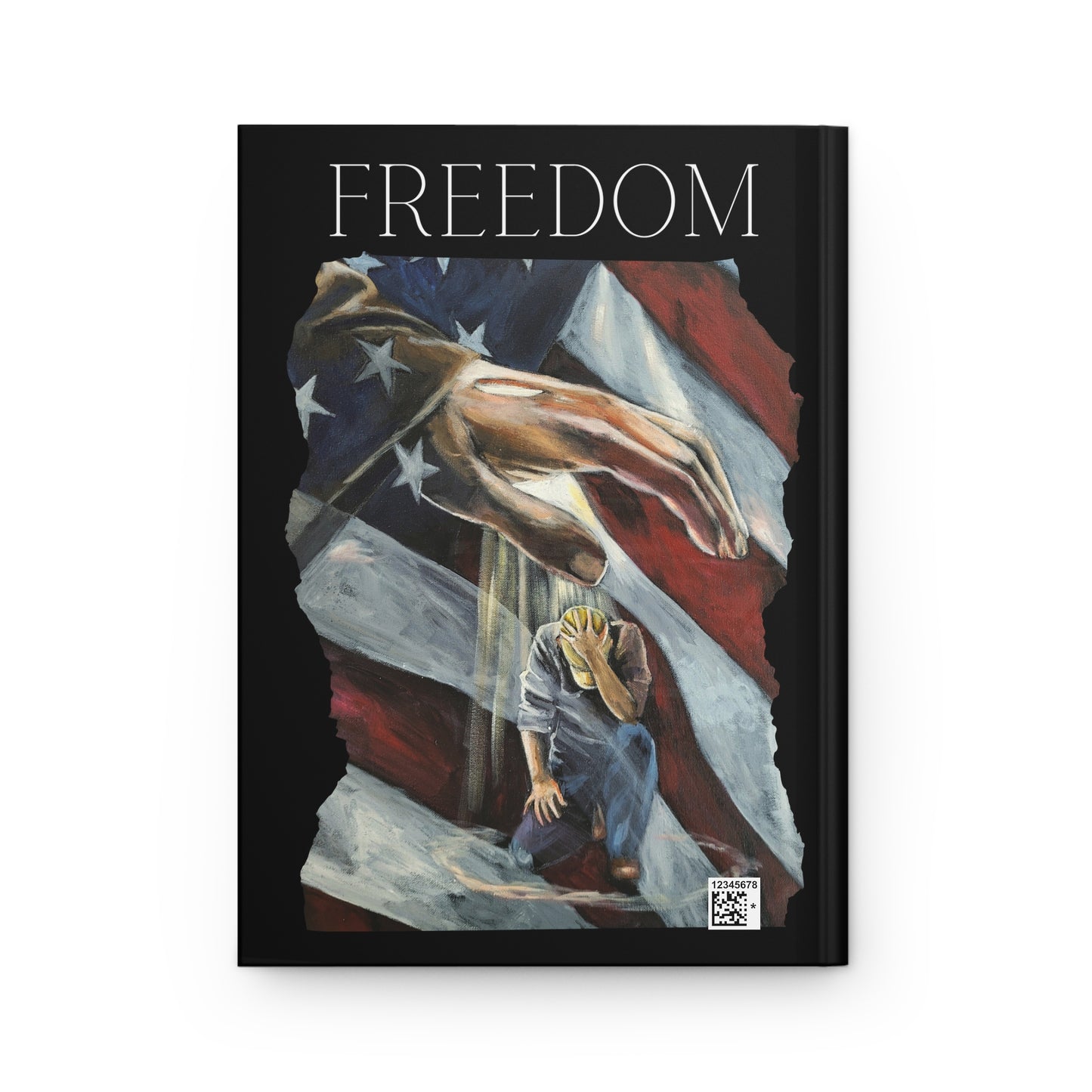 Covering Freedom Hardcover Journal - Inspirational American Art