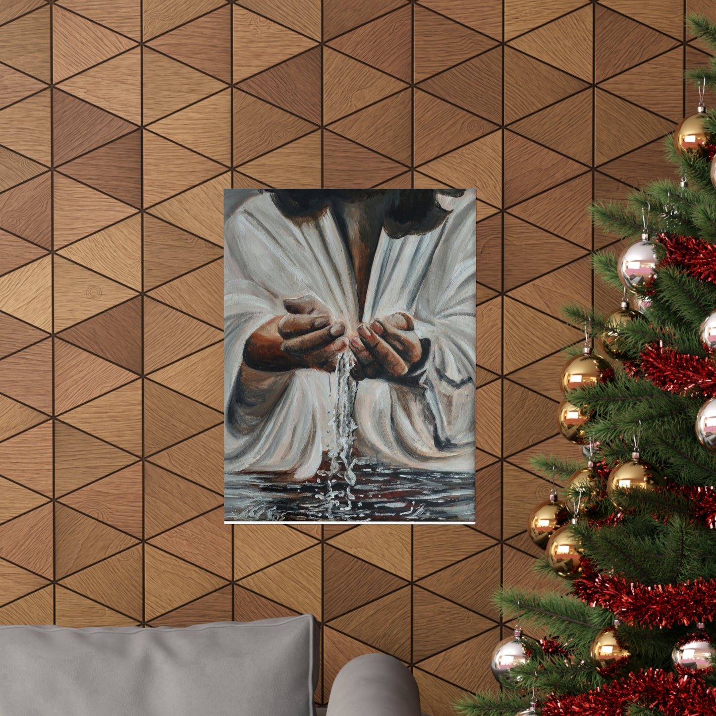 In His Hands Matte Vertical Posters