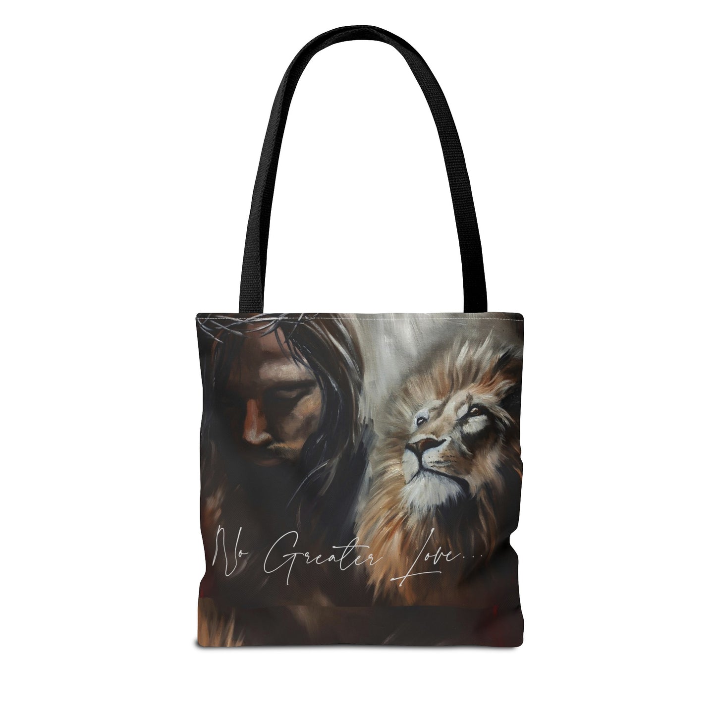 No Greater Love Tote Bag (AOP)