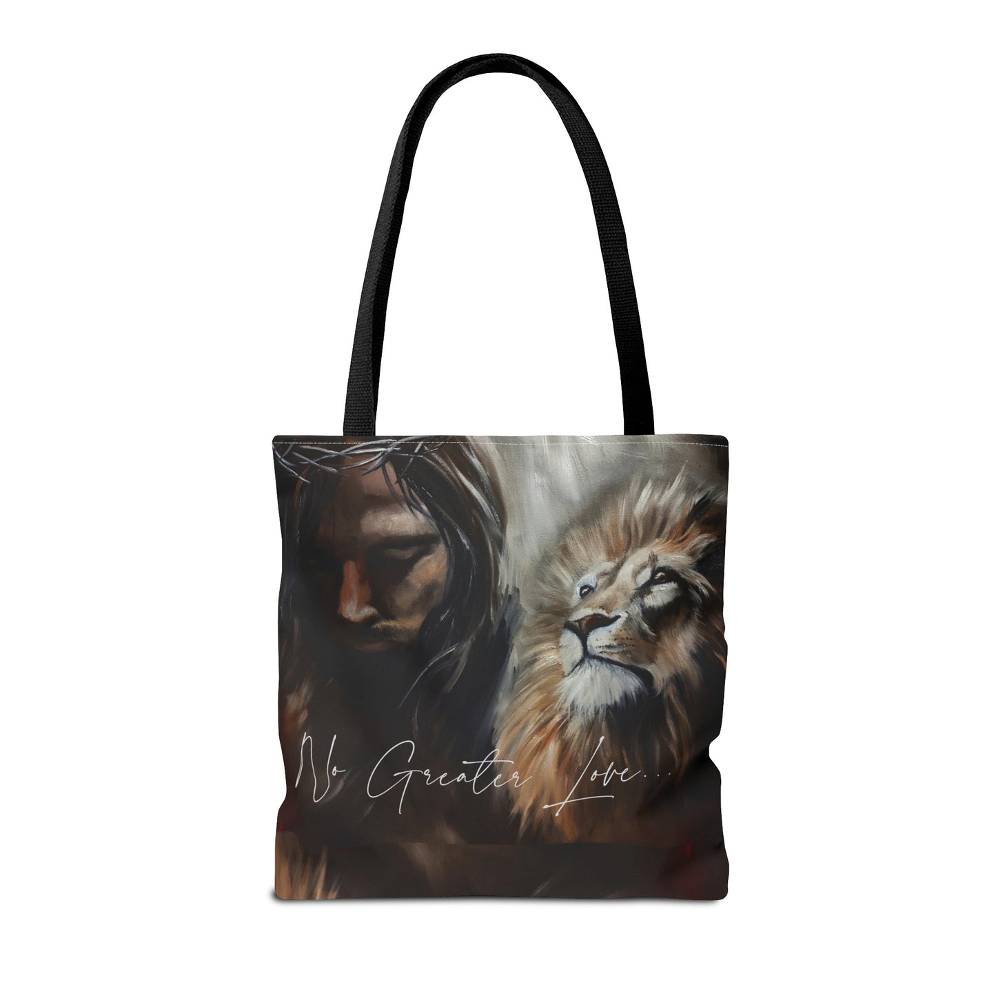 No Greater Love Tote Bag (AOP)