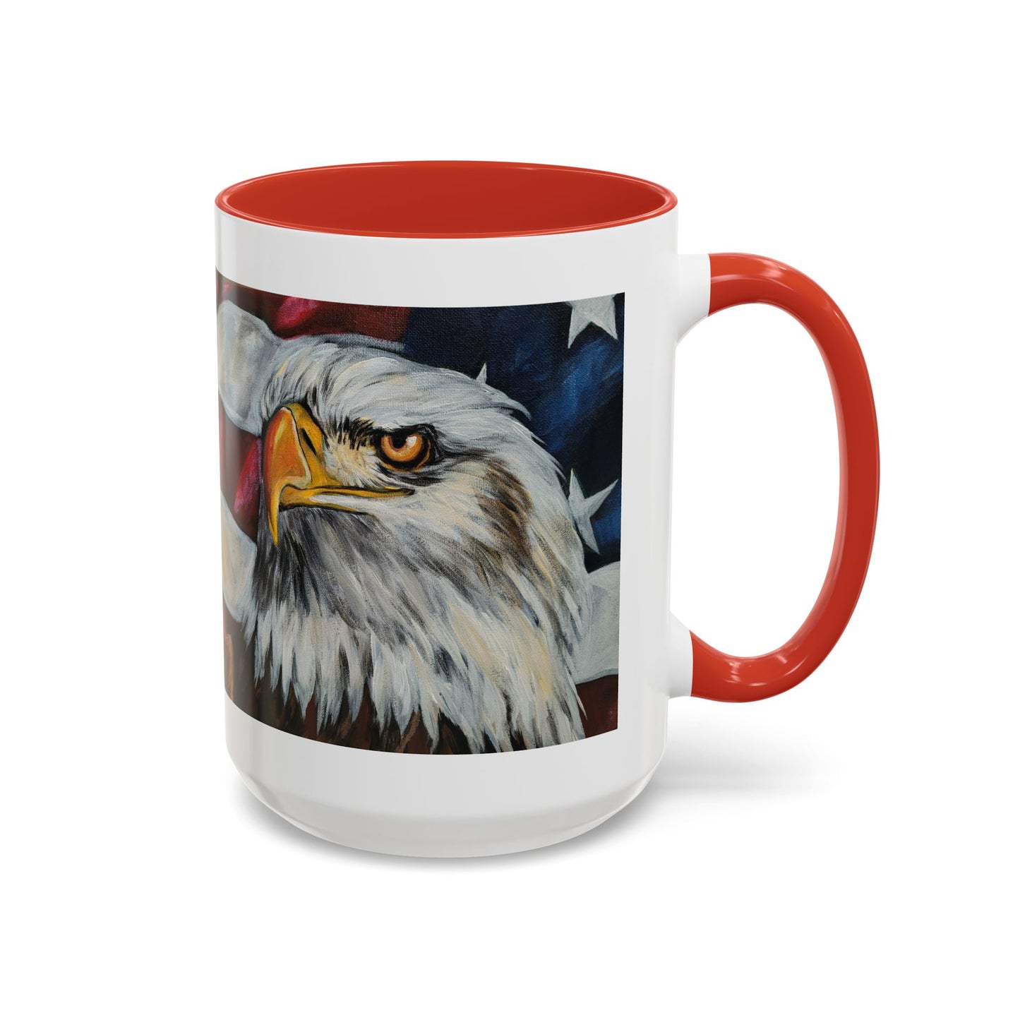 In God we Trust Accent Coffee Mug (15oz)