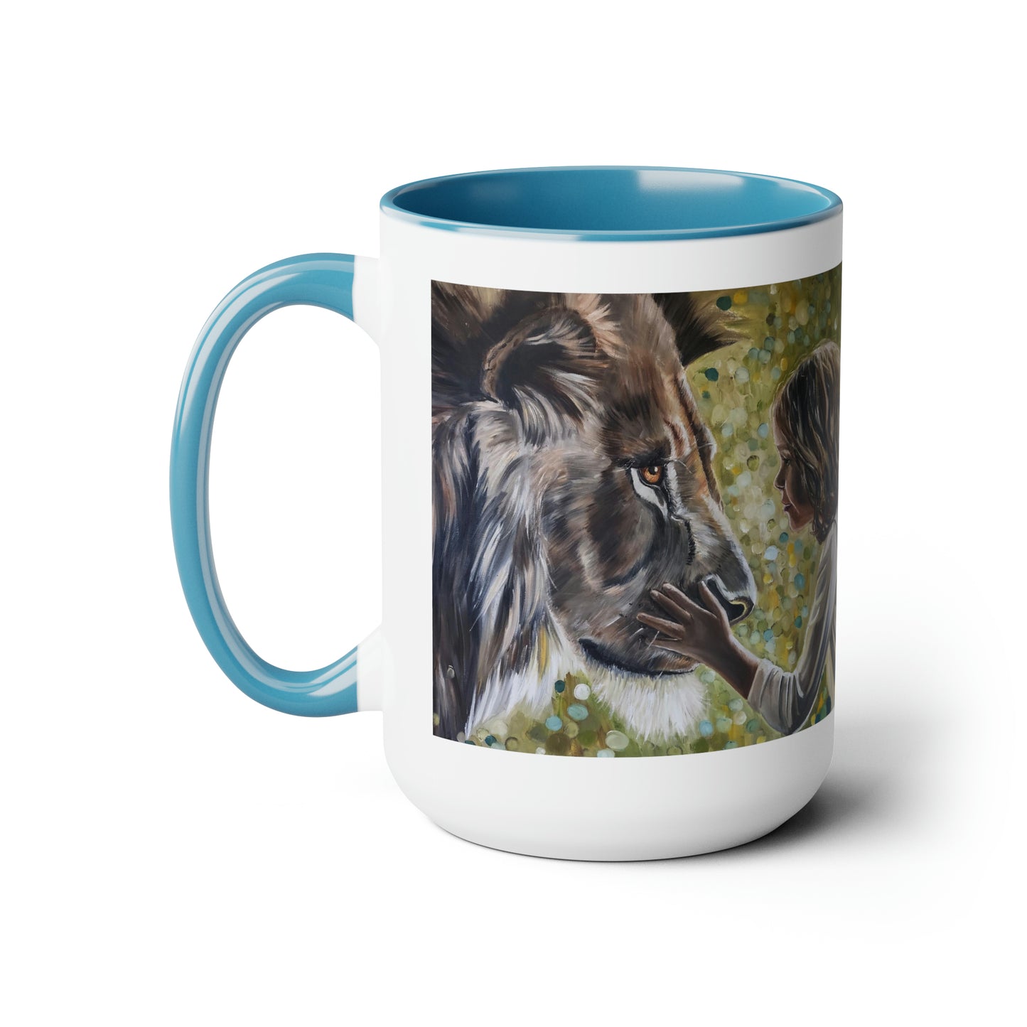 To Look into Your Eyes Two-Tone Coffee Mugs, 15oz