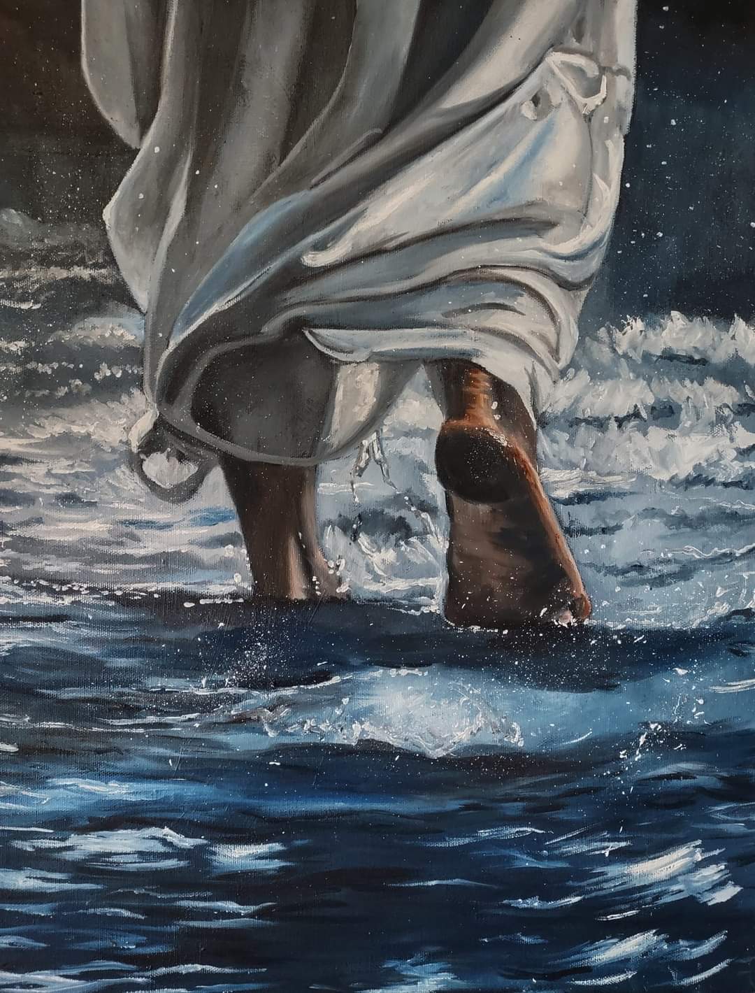 Walking On Giclee Print