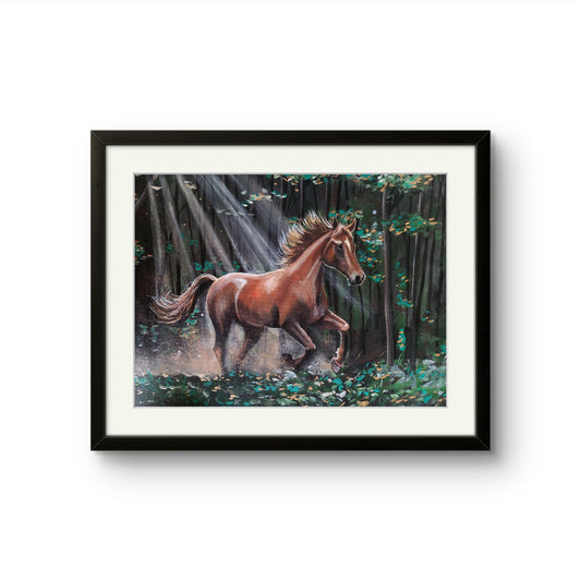 Running Free Giclee Print