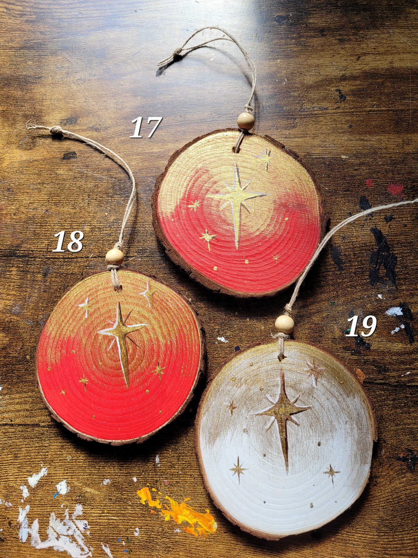Wood Slice Ornament July 2025 Ornaments