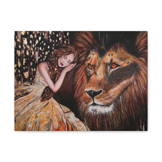 The Lion and the Lamb Canvas Gallery Wraps