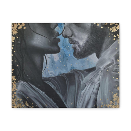 Kiss the Rain Canvas Gallery Wraps