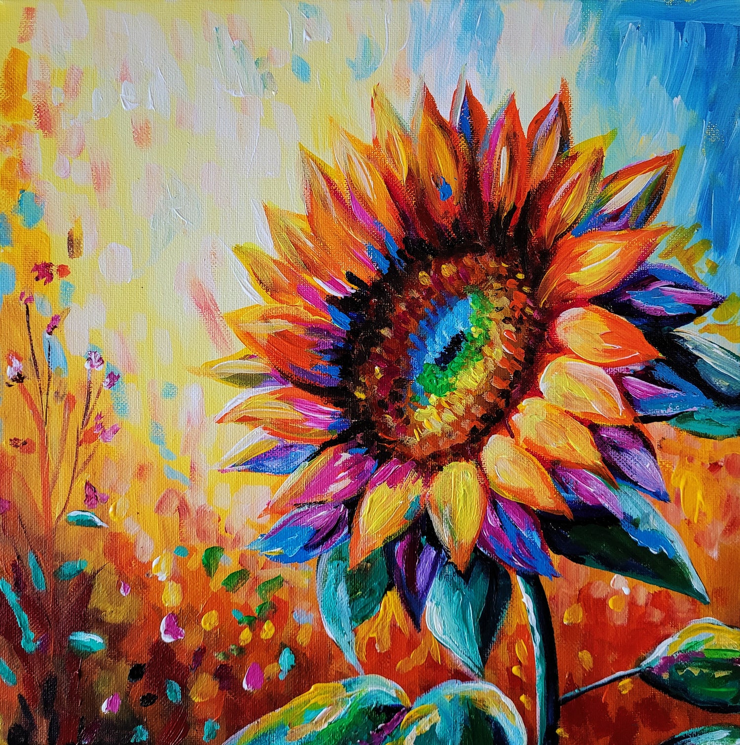 As a Sunflower