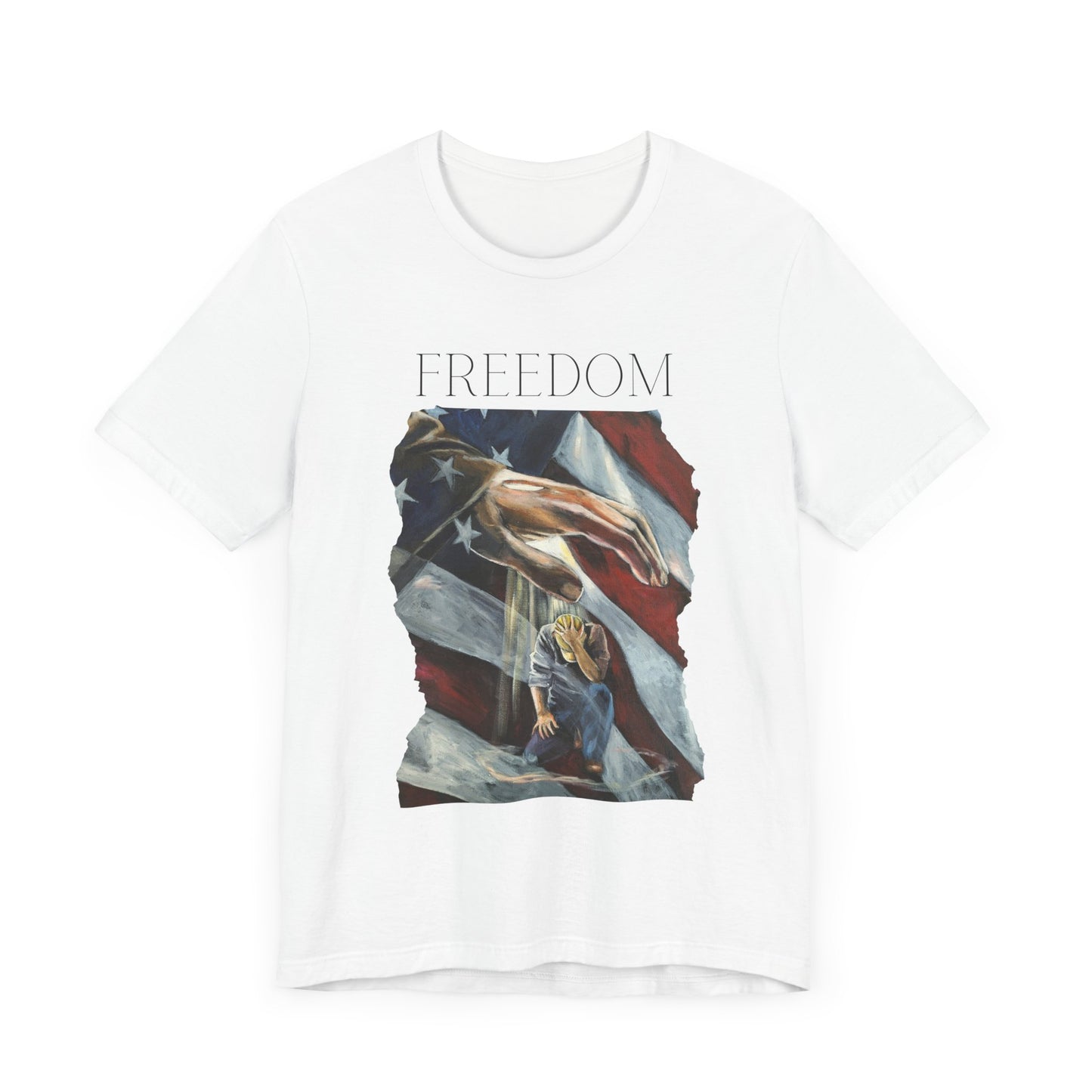 Covering Freedom Unisex Freedom Tee - Saved, Healed, Delivered Graphic T-Shirt