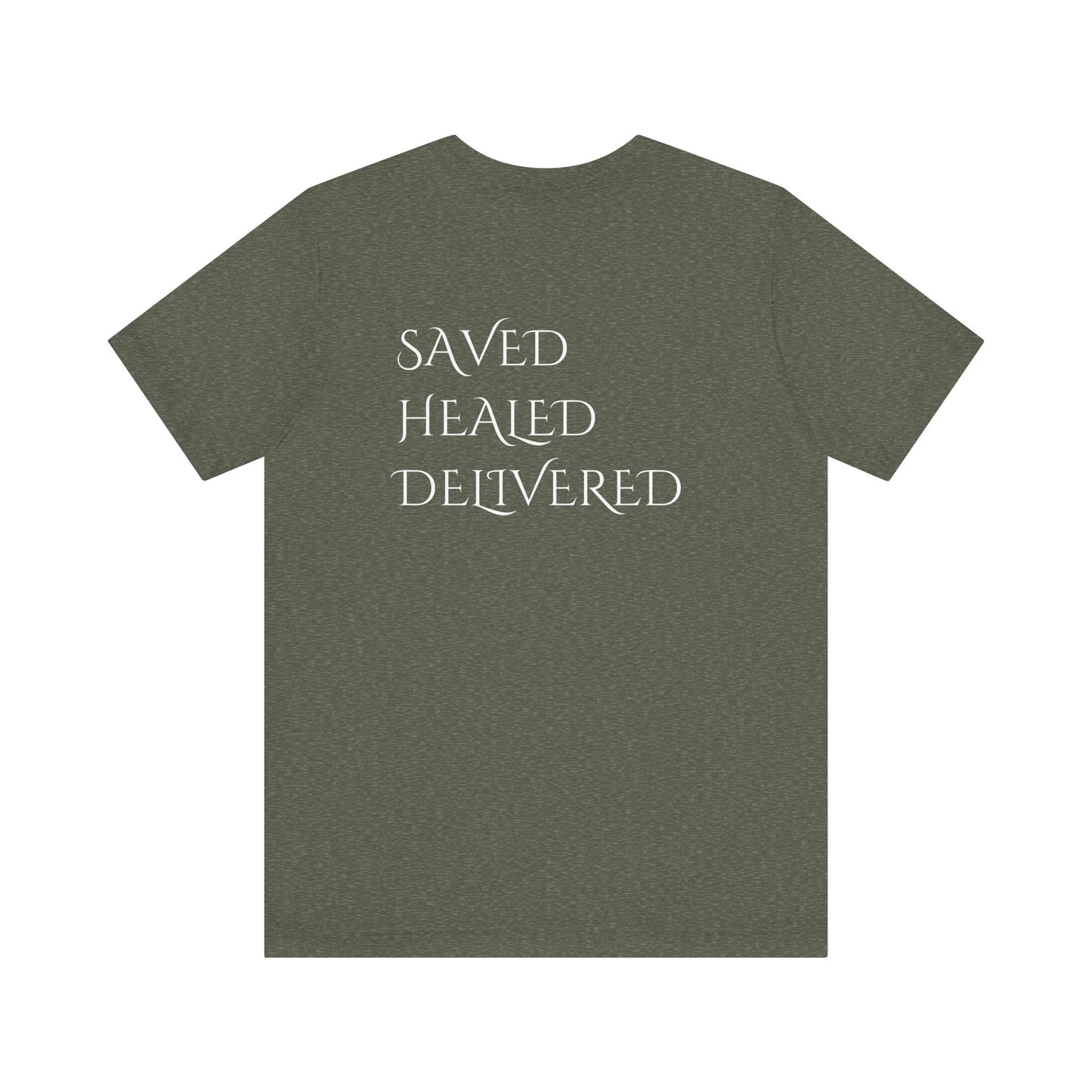 Covering Freedom Unisex Freedom Tee - Saved, Healed, Delivered Graphic T-Shirt