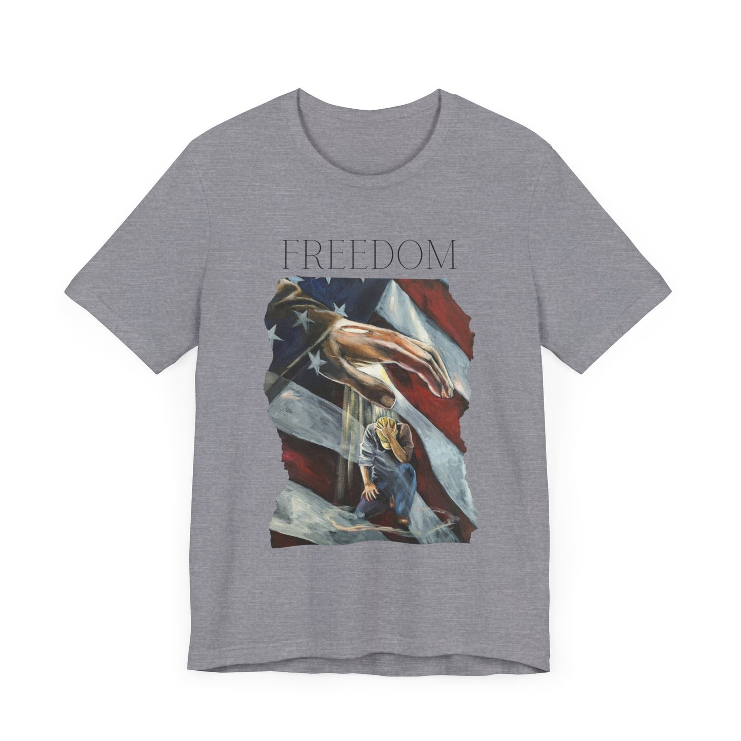 Covering Freedom Unisex Freedom Tee - Saved, Healed, Delivered Graphic T-Shirt