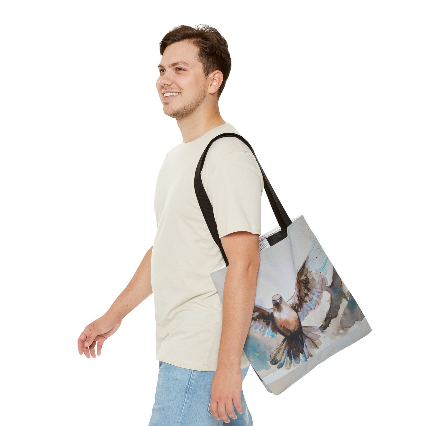 Ever-Present Help Dove Tote Bag - Stylish Eco-Friendly Shopper, Great for Nature Lovers, Gift for Birdwatchers, Art Lover's Tote, Everyday Use
