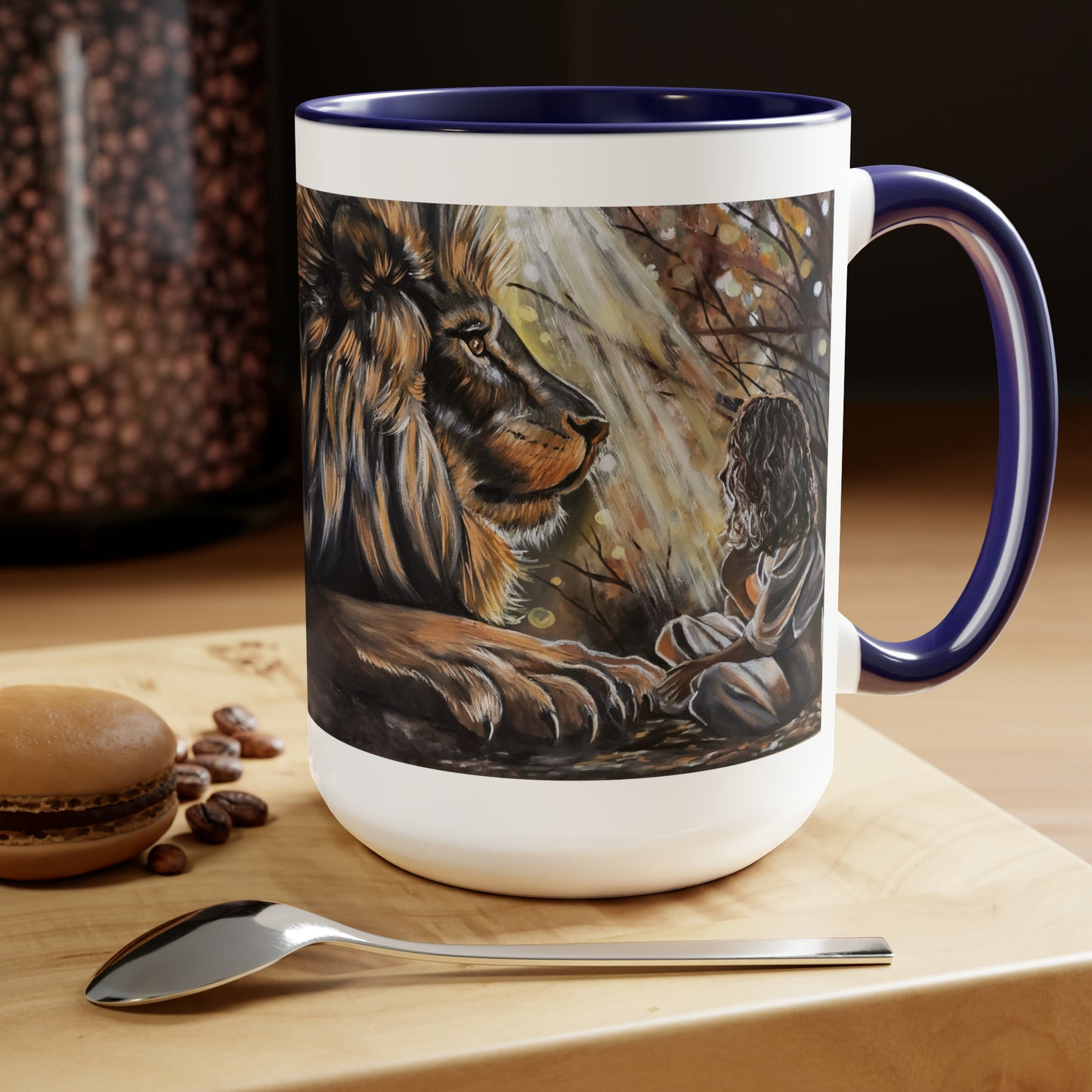 The Residue of Glory Two-Tone Coffee Mugs, 15oz