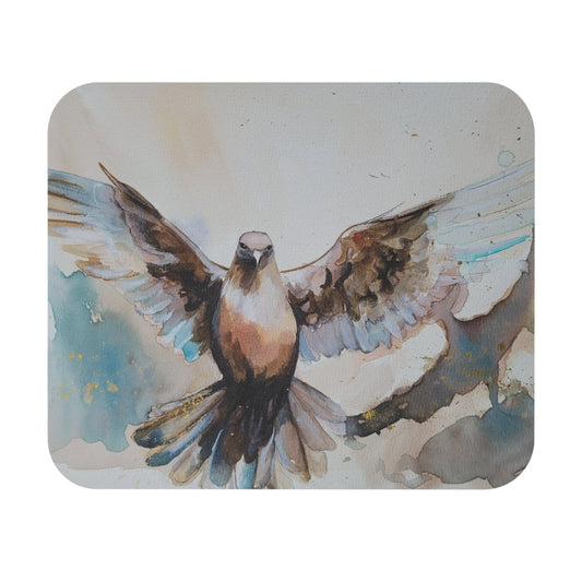 Ever-Present Help Mouse Pad - Elegant Watercolor Design for Home Office