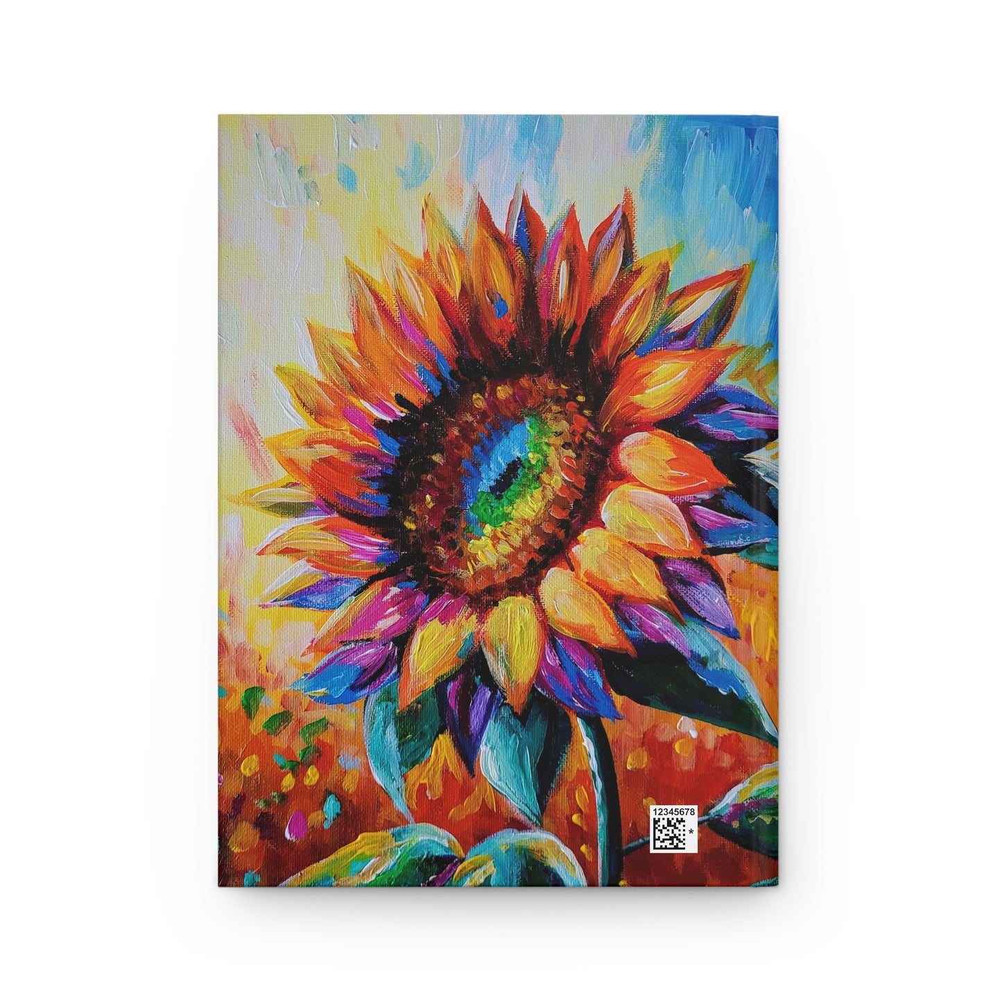 As a Sunflower Hardcover Journal — Colorful Floral Art Notebook for Writing, Gifts & Gratitude