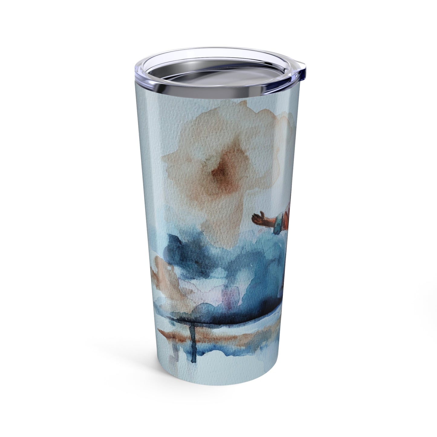 As a Child Inspirational 20oz Tumbler with Watercolor Design - Perfect for Nature Lovers