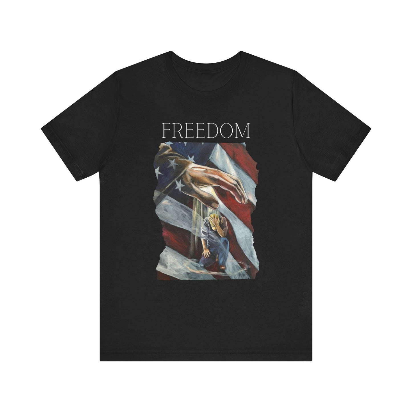 Covering Freedom Unisex Freedom Tee - Saved, Healed, Delivered Graphic T-Shirt