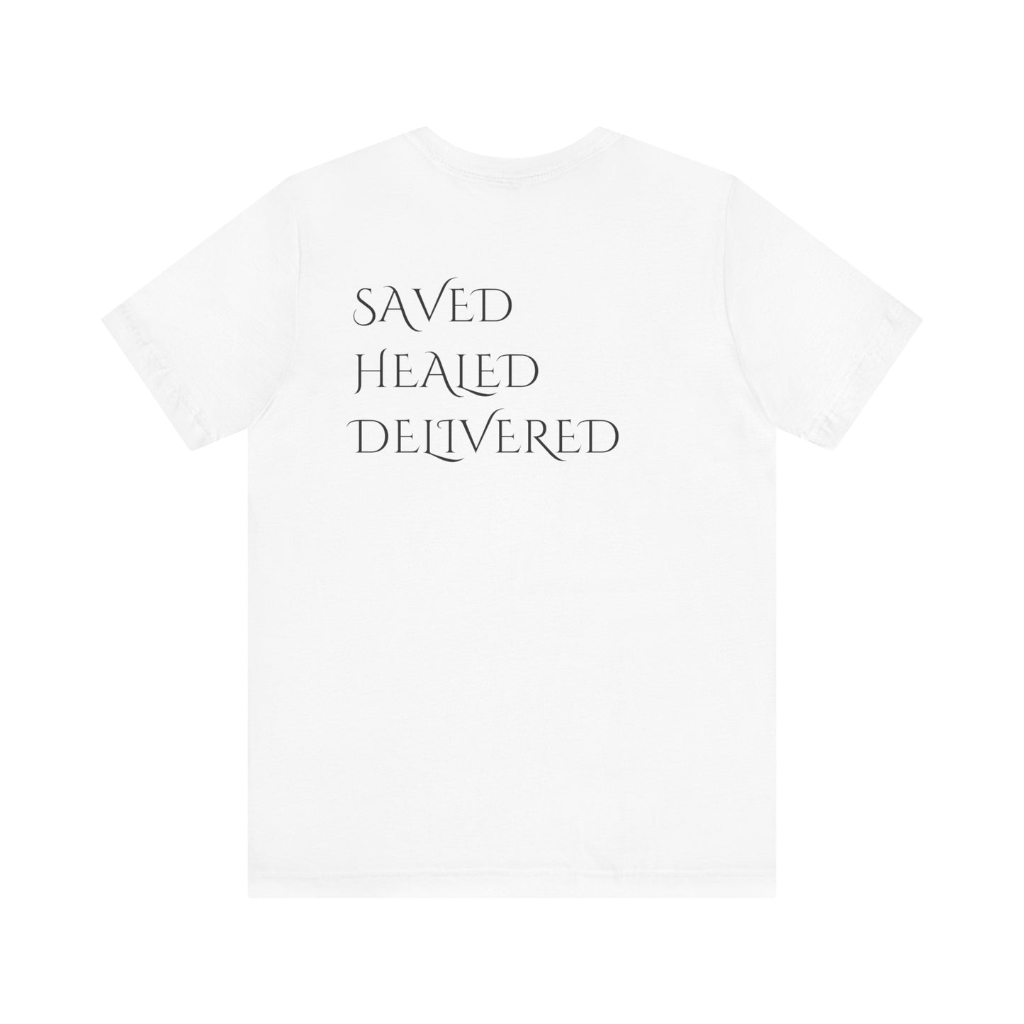 Covering Freedom Unisex Freedom Tee - Saved, Healed, Delivered Graphic T-Shirt