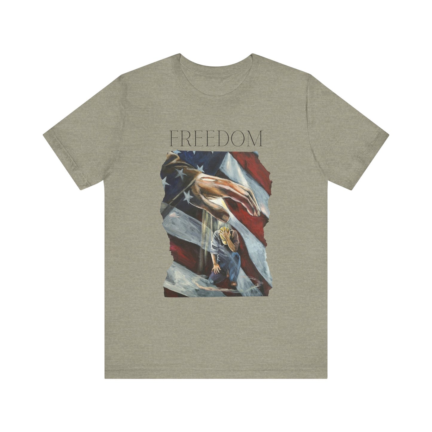 Covering Freedom Unisex Freedom Tee - Saved, Healed, Delivered Graphic T-Shirt