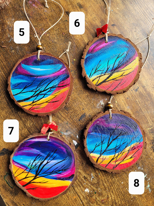 Wood Slice Ornament February 2025 Ornaments