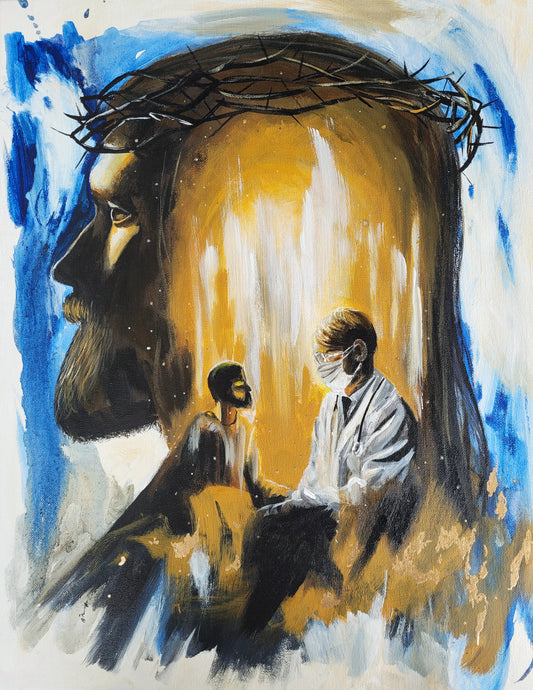 Jesus is the Paradigm III: The Great Physician Giclee Print