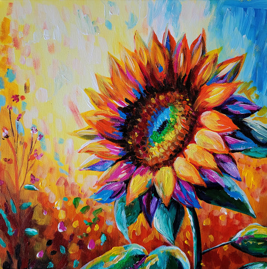As a Sunflower Vinyl Sticker