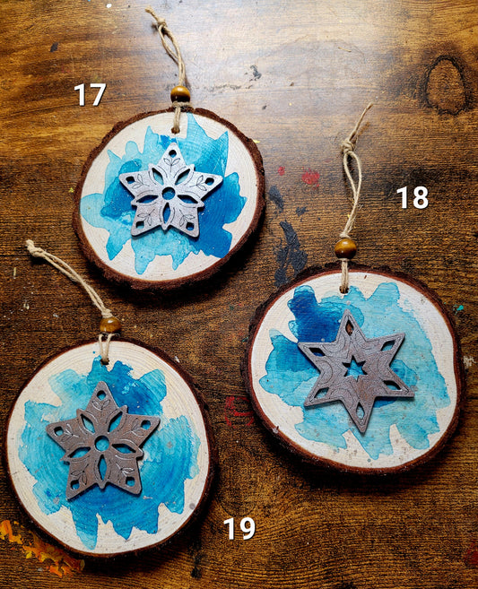 Wood Slice Ornament October 2025 Ornaments